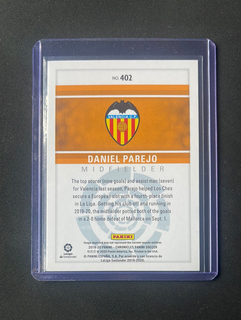 2019-20 Panini Chronicles Daniel Parejo Panini La Liga Green