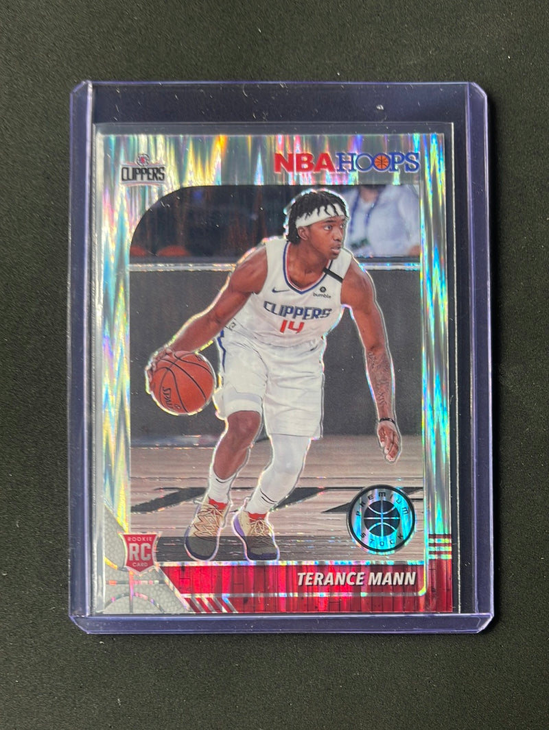 2019-20 Hoops Premium Terance Mann Flash