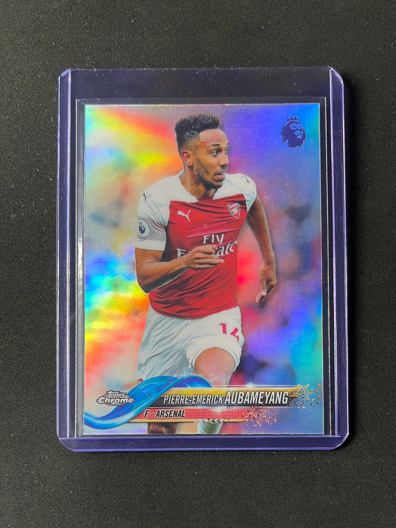 2018-19 Topps Chrome Premier League Pierre-Emerick Aubameyang Refractor