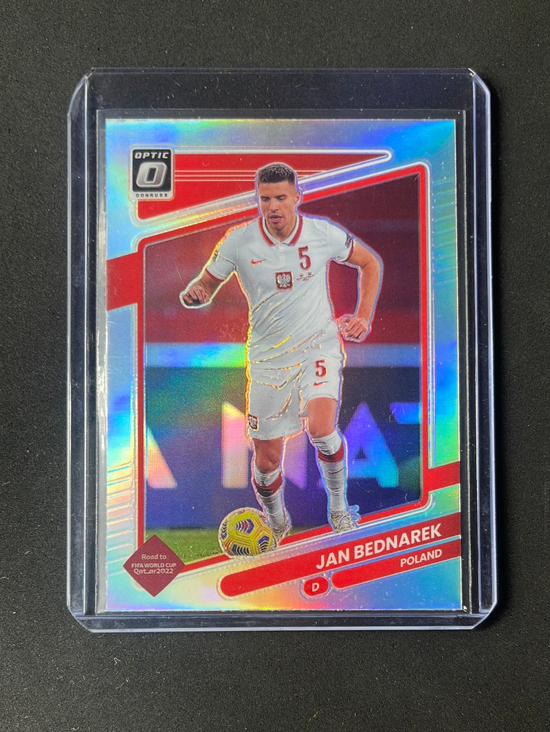 2021-22 Panini Donruss Road To Qatar Jan Bednarek Optic Silver