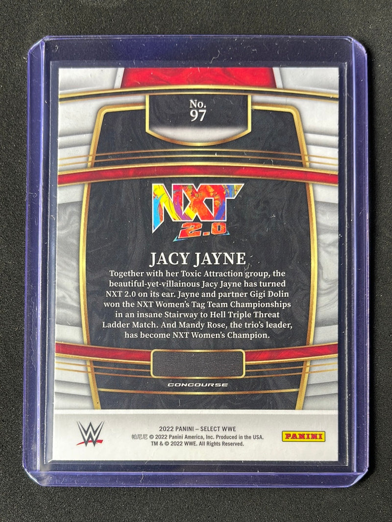 2022 Panini Select WWE Jacy Jayne Concourse Red & Blue