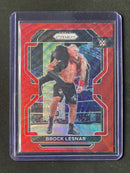2022 Prizm WWE Brock Lesnar Ruby Wave Prizm