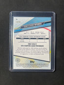 2020-21 Topps Finest UEFA Champions League Soccer Jean-Claude Ntenda Aqua Refractor 13/75