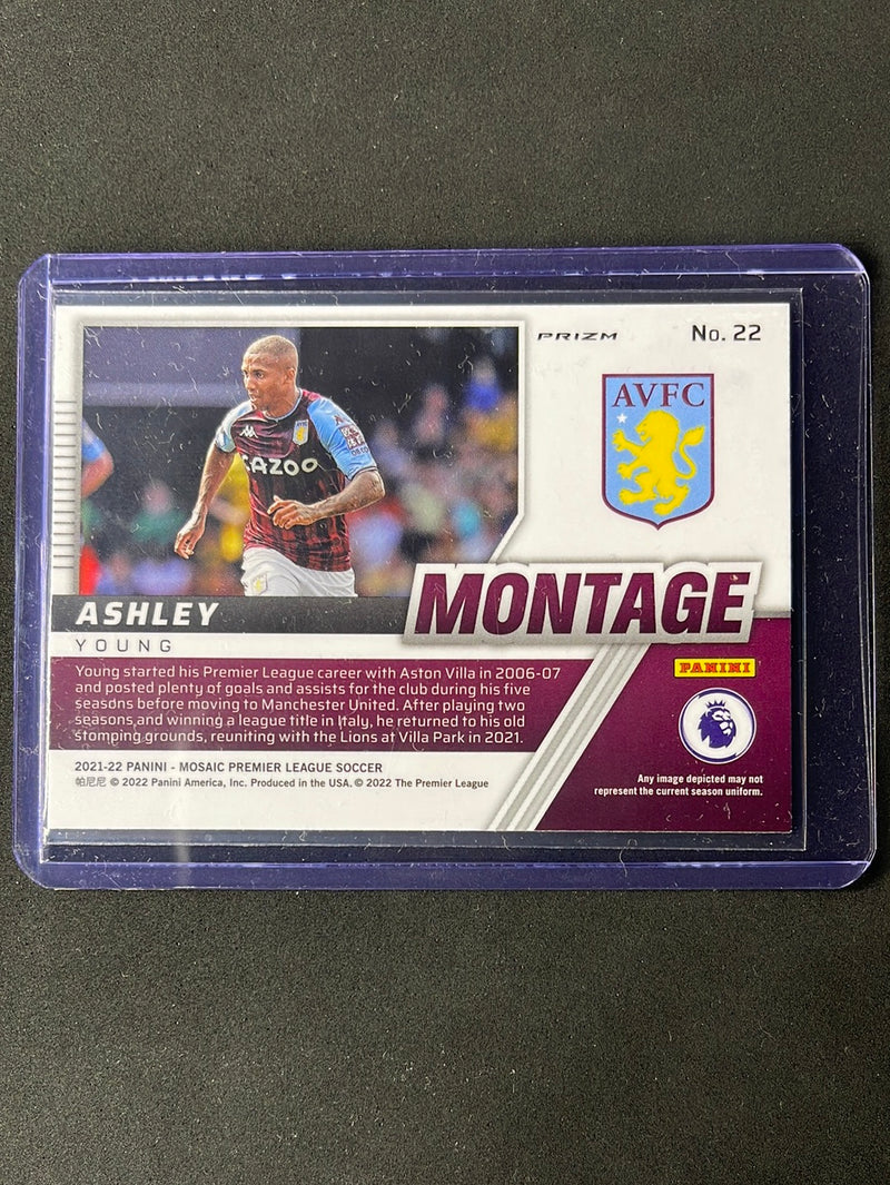 2021-22 Panini Mosaic EPL Ashley Young Montage