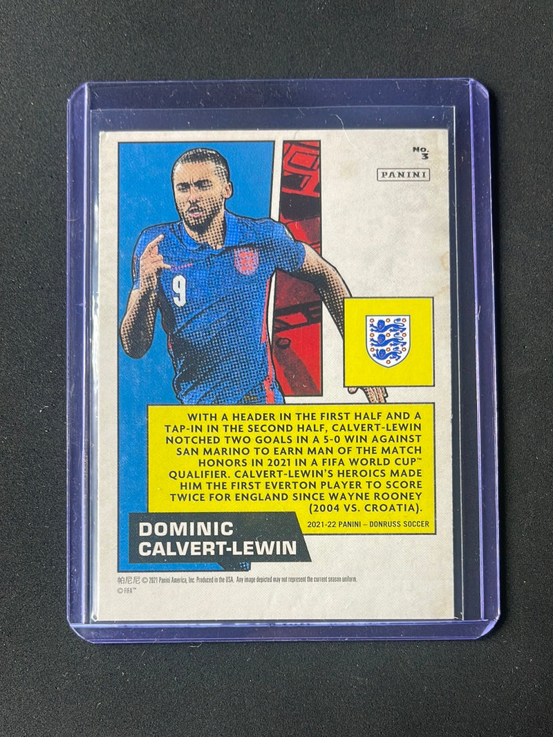 2021-22 Panini Donruss Road To Qatar Dominic Calvert-Lewin Net Marvels