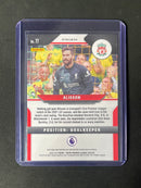 2021-22 Prizm Premier League Alisson Blue/Yellow/Green Choice Prizm