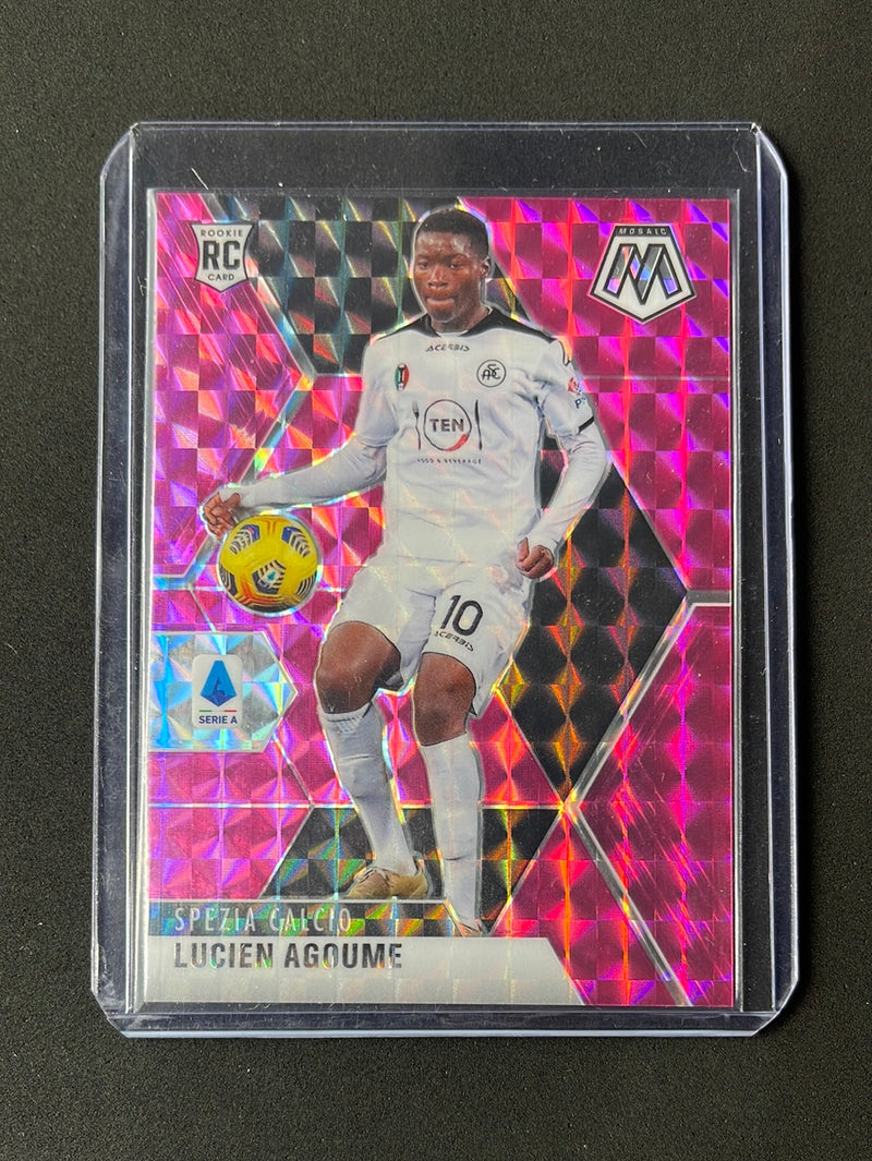 2020-21 Panini Mosaic Serie A Lucien Agoume Pink 4/25