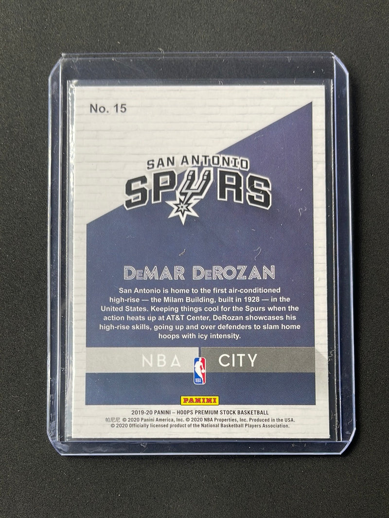 2019-20 Hoops Premium Demar Derozan NBA City