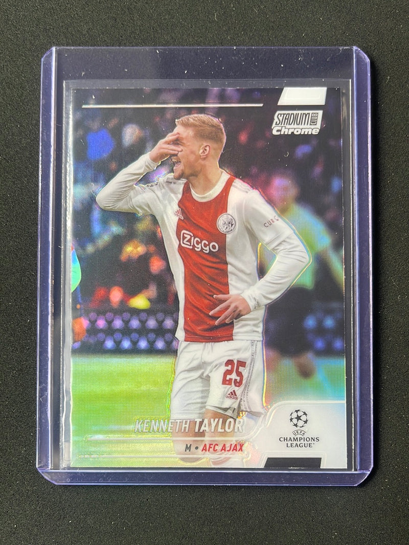 2021-22 Topps Stadium Club Chrome UEFA Champions League Kenneth Taylor Refractor