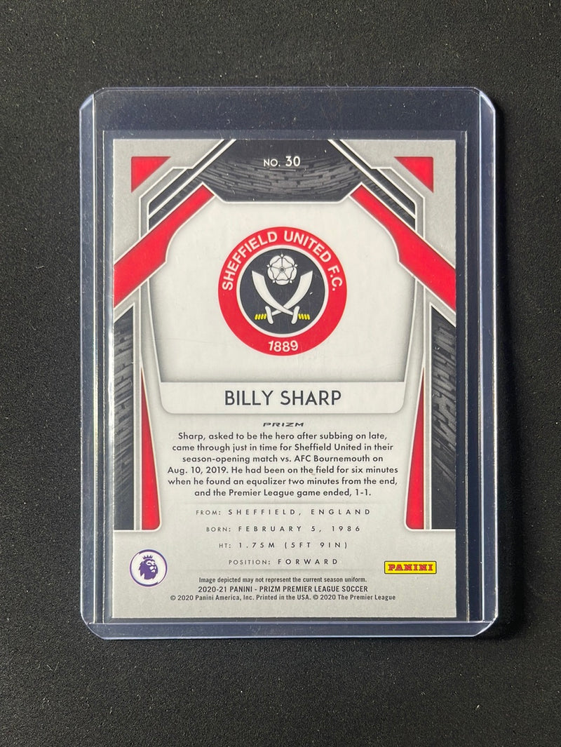 2020-21 Panini Prizm Premier League Billy Sharp Silver Prizm