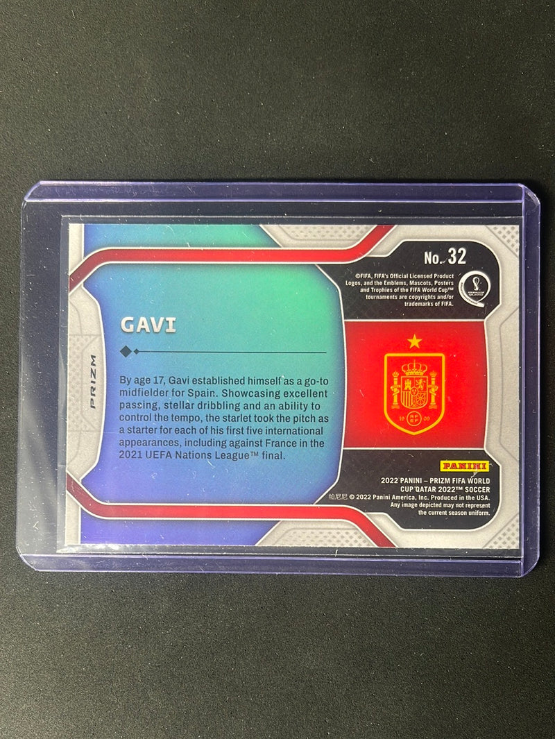 2022 Panini Prizm FIFA World Cup Qatar Gavi New Era Silver Prizm