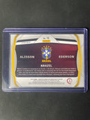 2022 Panini Prizm FIFA World Cup Qatar Alisson/Ederson Connections Silver Prizm