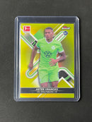 2021-22 Topps Finest Bundesliga Aster Vranckx Yellow Refractor 135/350