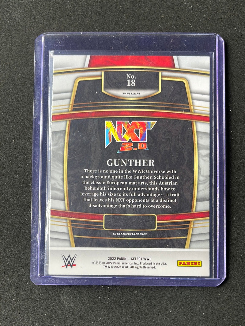 2022 Panini Select WWE Gunther Concourse Silver