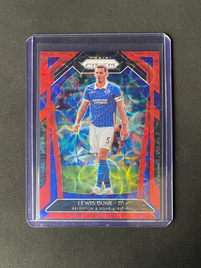 2020-21 Panini Prizm Premier League Lewis Dunk Red Choice Prizm 18/29