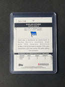 2021-22 Topps Finest Bundesliga Niklas Stark Yellow Wave Refractor 241/350