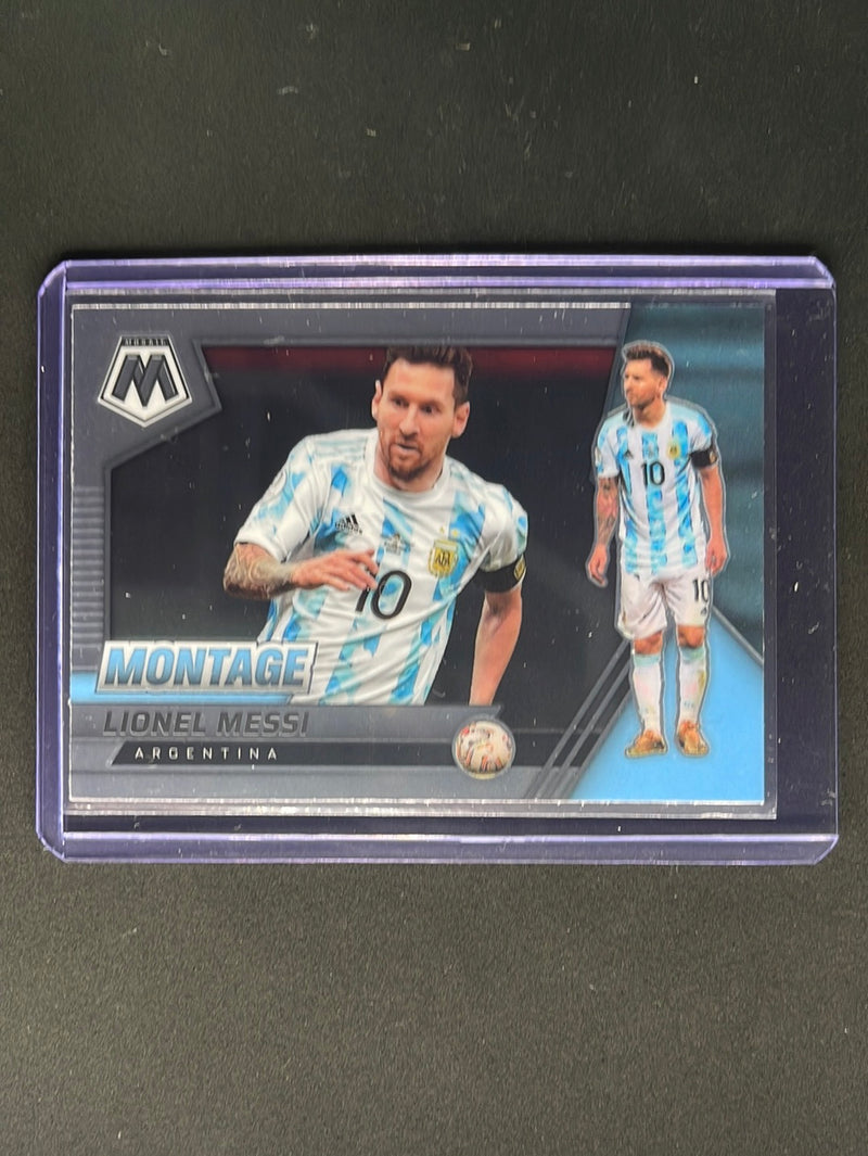 2021-22 Mosaic FIFA Road to World Cup Lionel Messi Montage