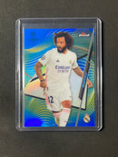 2020-21 Topps Finest UEFA Champions League Soccer Marcelo Blue Refractor 44/150