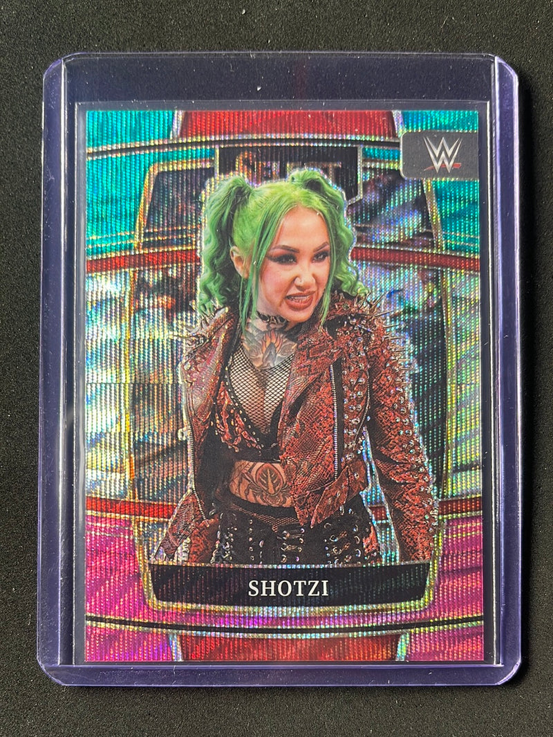 2022 Panini Select WWE Shotzi Concourse Tri-Color Prizm