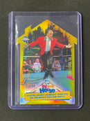 2021 Topps Chrome WWE Hunter Hearst Helmsley Survives Hog Pen In Your House Gold Refractor 50/50