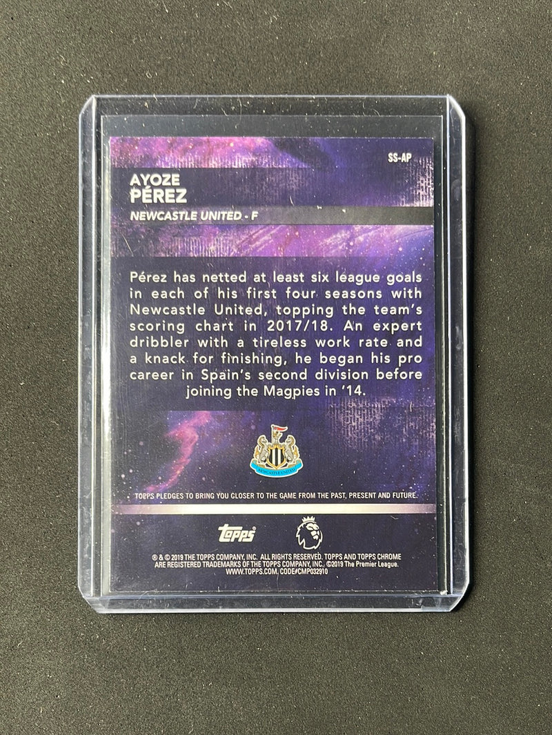 2018-19 Topps Chrome Premier League Ayoze Perez Superstar Sensations