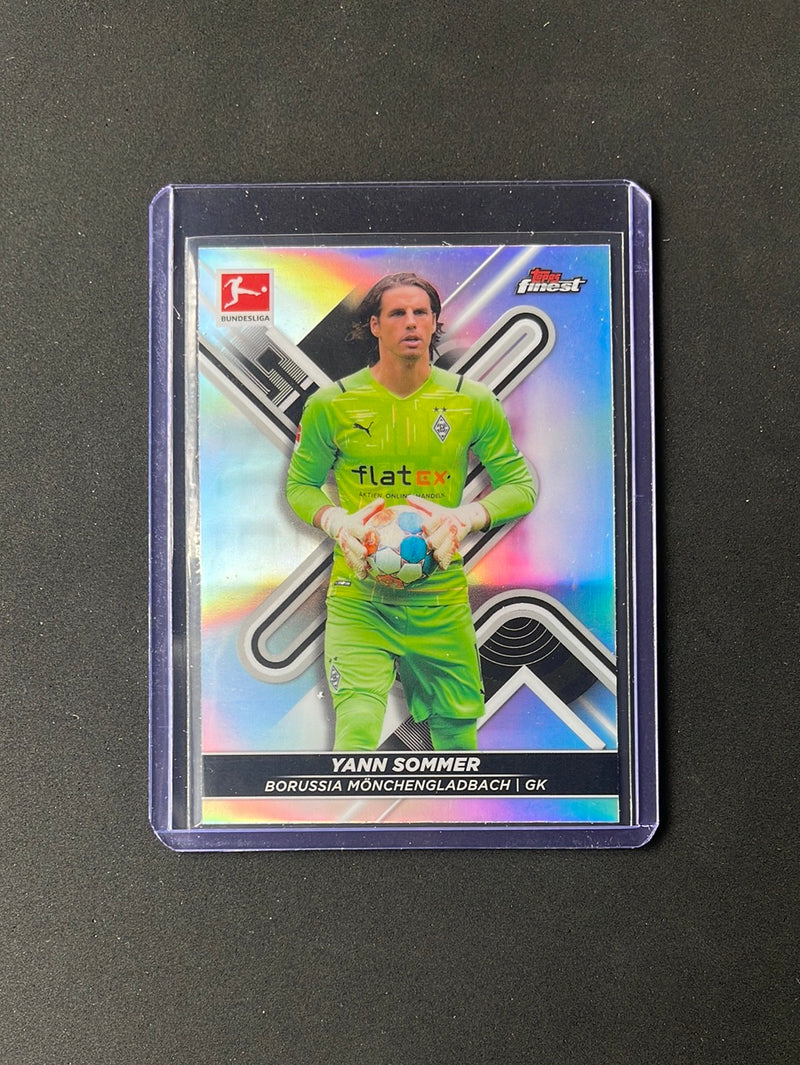 2021-22 Topps Finest Bundesliga Yann Sommer Refractor