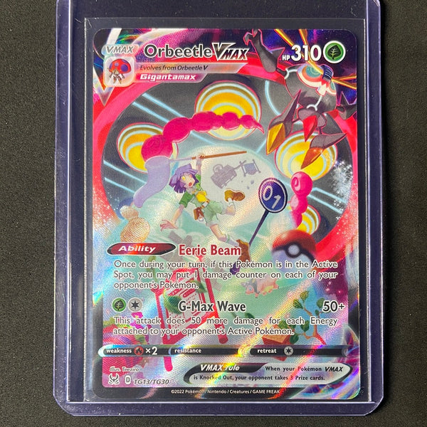 orbeetle vmax pokemon card value Rainbow Secret Rare Vivid Voltage 186/185, NM Ca Max Wave 50+ This attack does 50 more damage for each Energy attached to your opponents Active Pokemon. Orbeetle VMax - 021/185 Full