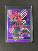 2021-22 Topps Finest Bundesliga Edmond Tapsoba Purple Wave Refractor 225/250