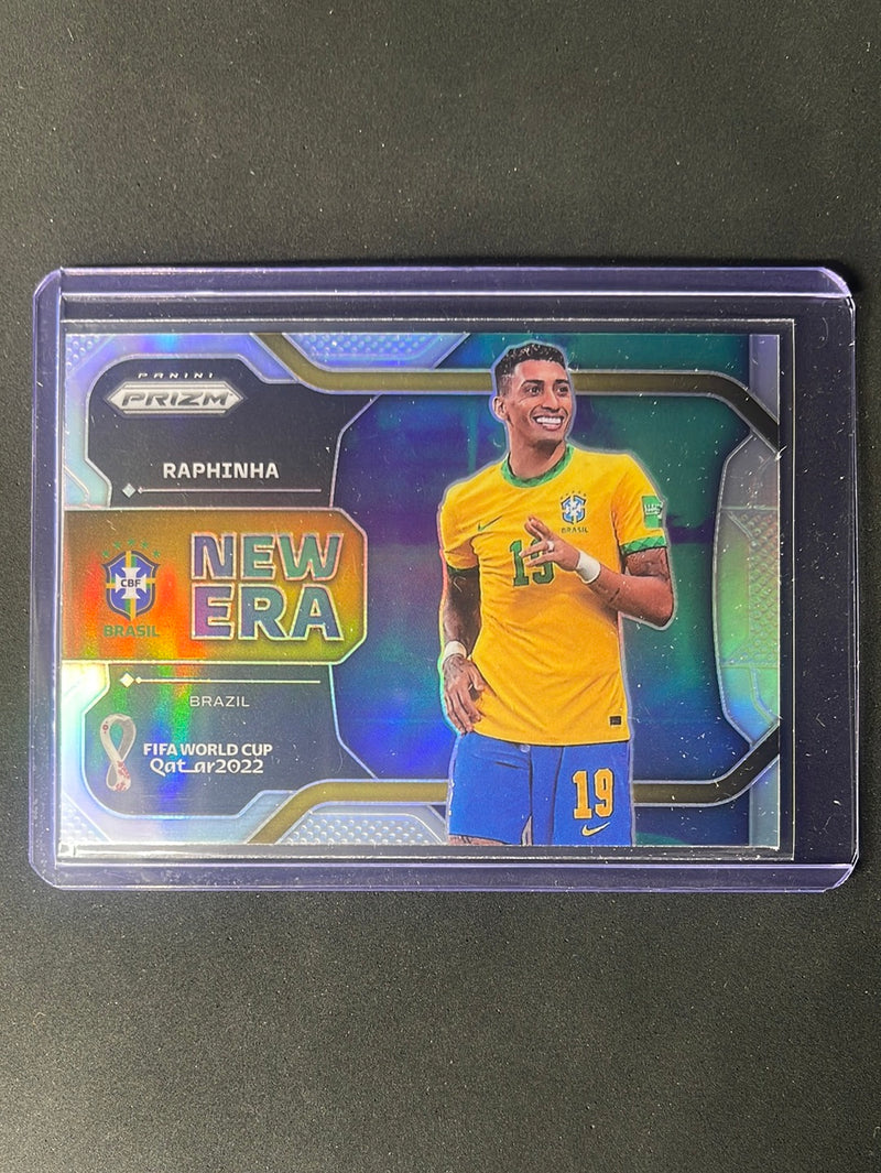 2022 Panini Prizm FIFA World Cup Qatar Raphinha New Era Silver Prizm