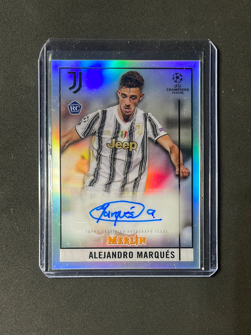 2020-21 Topps Merlin Chrome UEFA Champions League Alejandro Marques Autograph