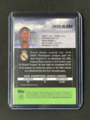 2021-22 Topps Stadium Club Chrome UEFA Champions League David Alaba Green/Yellow Electric Charge 32/125