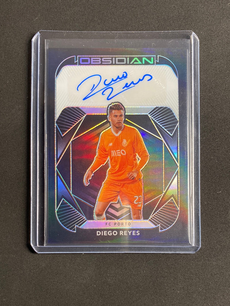 2020-21 Panini Obsidian Diego Reyes Obsidian Autograph 46/99