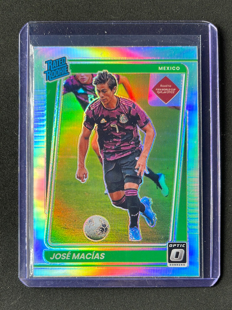 2021-22 Panini Donruss Road To Qatar Jose Macias Optic Silver