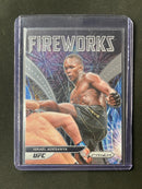 2022 Panini Prizm UFC Israel Adesanya Fireworks