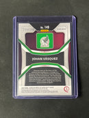 2022 Panini Prizm FIFA World Cup Qatar Johan Vasquez Blue Prizm 299/299