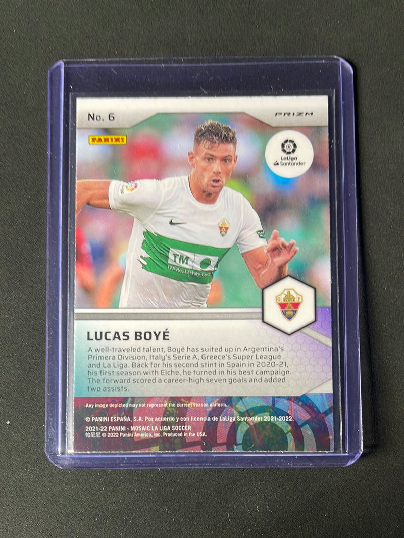 2021-22 Panini Mosaic La Liga Lucas Boye Pitch Masters