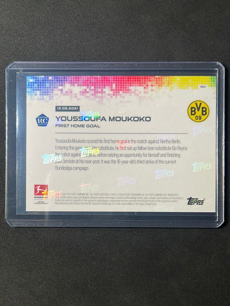 2020-21 Topps Now Bundesliga Soccer Youssoufa Moukoko