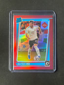 2021-22 Panini Donruss Road To Qatar Matias Vina Optic Red 34/149