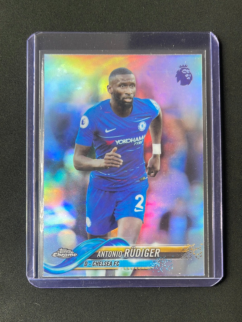 2018-19 Topps Chrome Premier League Antonio Rudiger Refractor