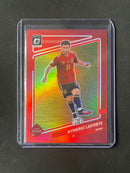 2021-22 Panini Donruss Road To Qatar Aymeric Laporte Optic Red 77/149