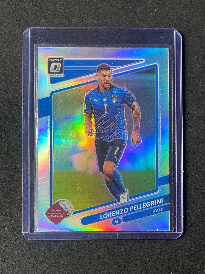 2021-22 Panini Donruss Road To Qatar Lorenzo Pellegrini Optic Silver