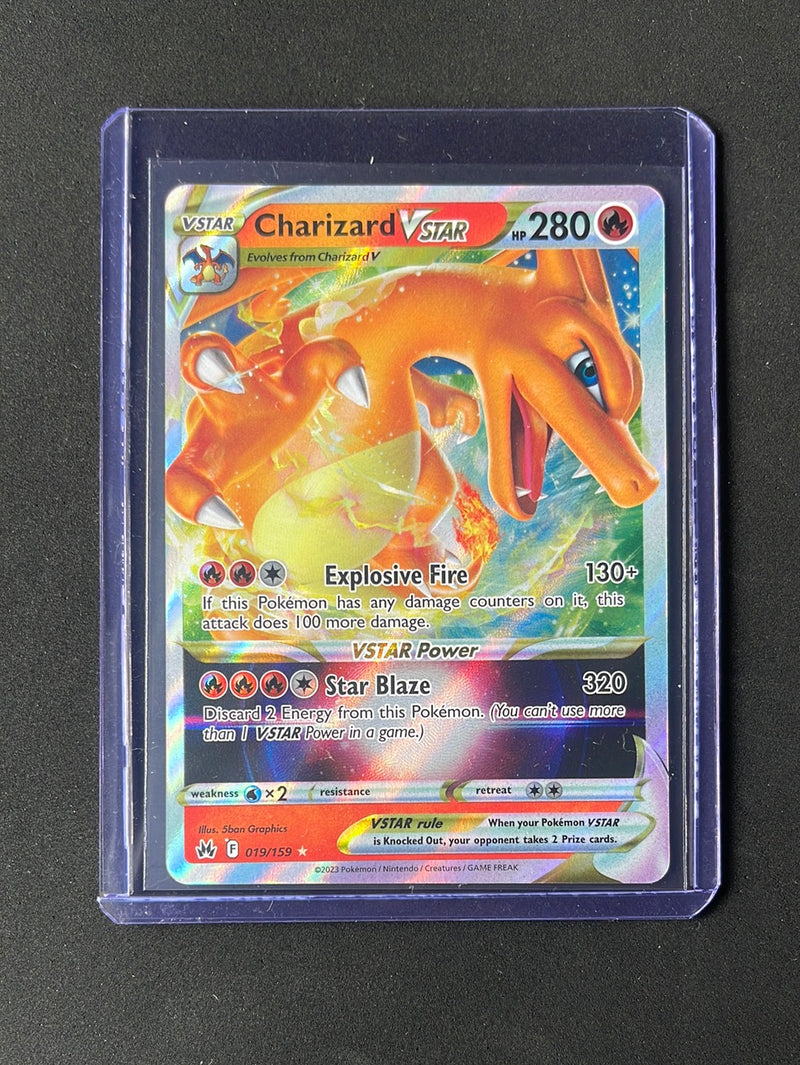 pokemon tcg crown zenith 019 159 charizard vstar card Pokemon TCG Crown Zenith Charizard VSTAR 19/159