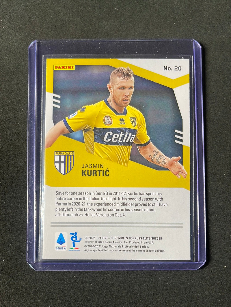 2020-21 Panini Chronicles Jasmin Kurtic Elite Serie A Silver Circles