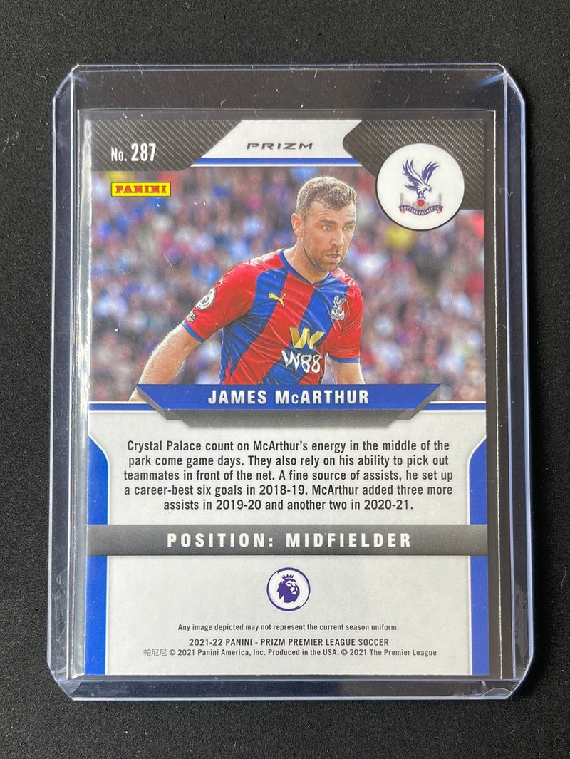 2021-22 Prizm Premier League James McArthur Silver