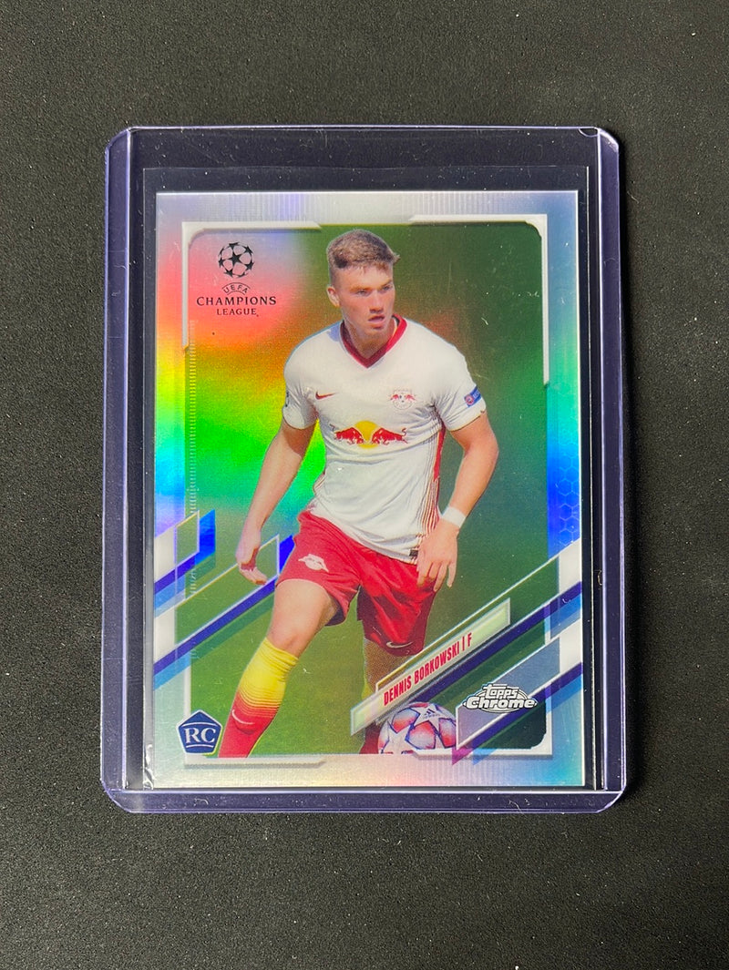 2020-21 Topps Chrome UEFA Champions League Dennis Borkowski Refractor