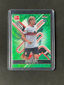 2021-22 Topps Finest Bundesliga Borna Sosa Green Wave Refractor 16/99