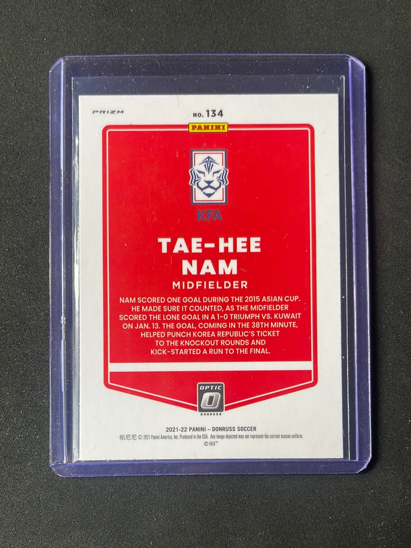 2021-22 Panini Donruss Road To Qatar Tae-Hee Nam Optic Silver