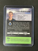 2021-22 Topps Stadium Club Chrome UEFA Champions League Charles De Ketelaere Black & White Refractor 167/299