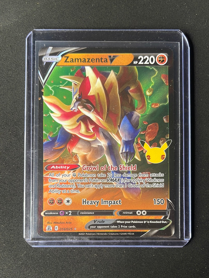 Pokemon TCG Celebrations Zamazenta V 18/25