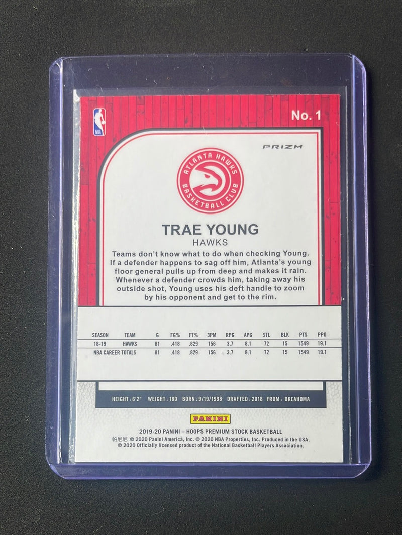 2019-20 Hoops Premium Trae Young Laser